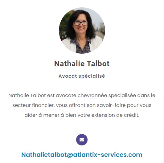 Portrait affiché sur la vitrine et repris d'une personne réelle, étrangère au site.