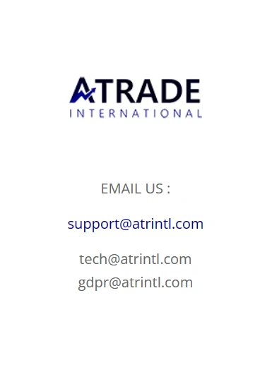 En guise d'adresse, avec l'arnaque A trade International vous pourrez toujours demander à rectifier vos données à l'adresse gdpr...