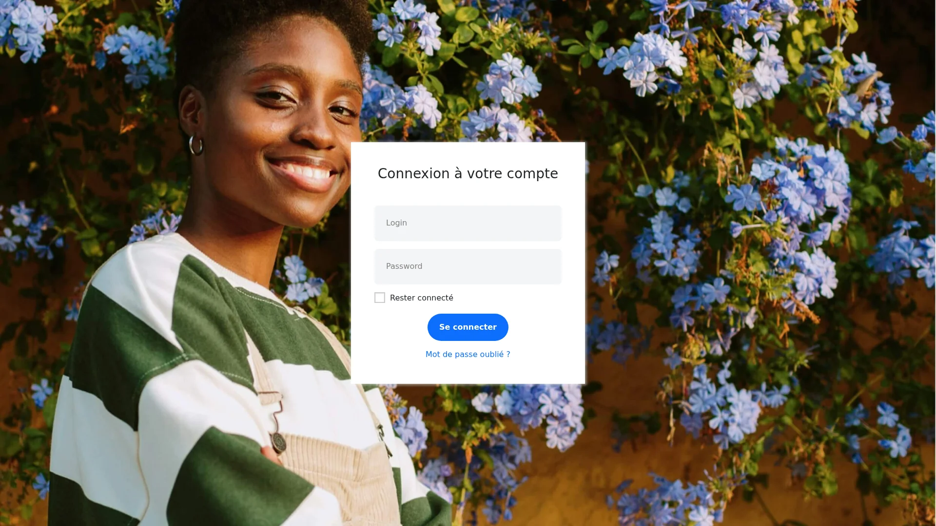 Page de connexion du portail web.wise-gestion.com