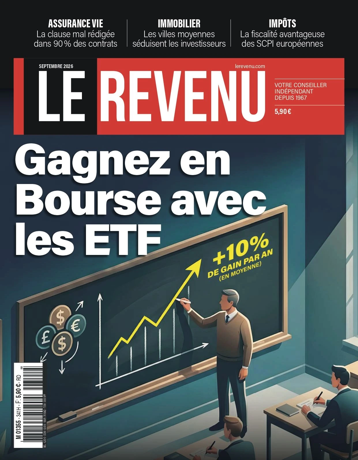 Couverture du magazine Le Revenu n° 341, septembre 2026