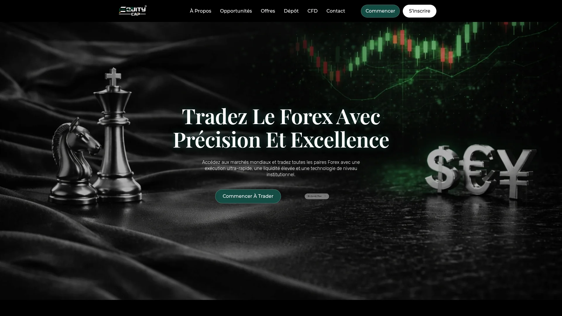 Capture de la page d'accueil de equity-cap.com