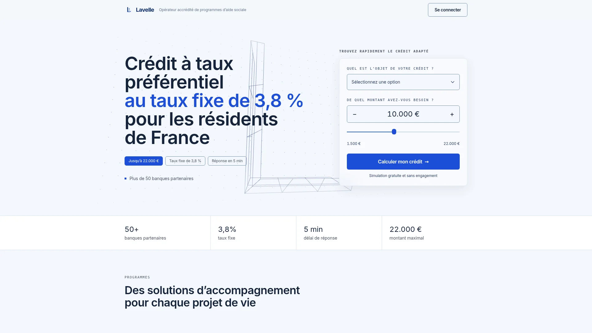 Capture de la vitrine servie par lavellefinance.com le 17 septembre 2026