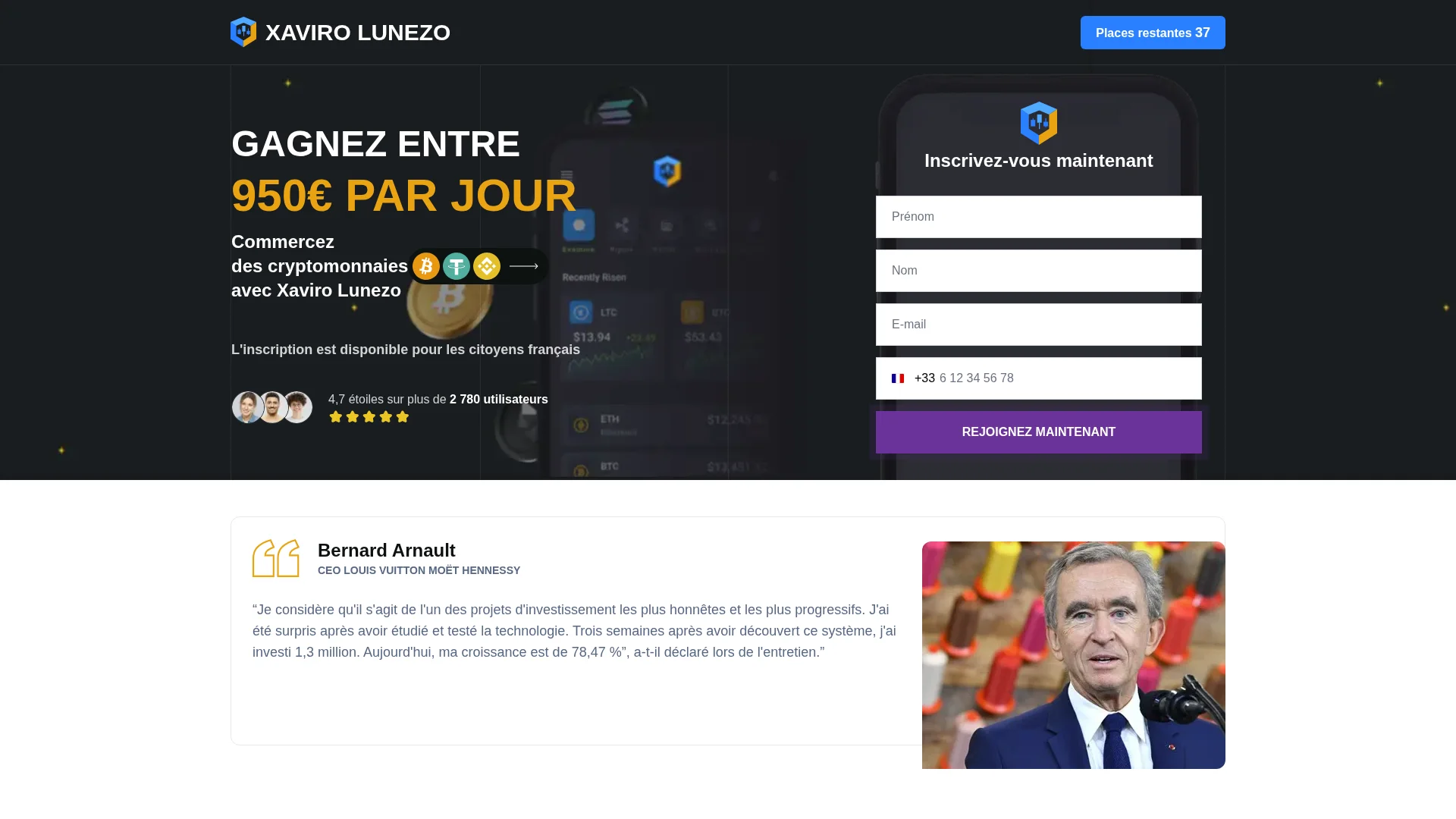Capture de la page servie par zanexarolu.com le 16 septembre 2026