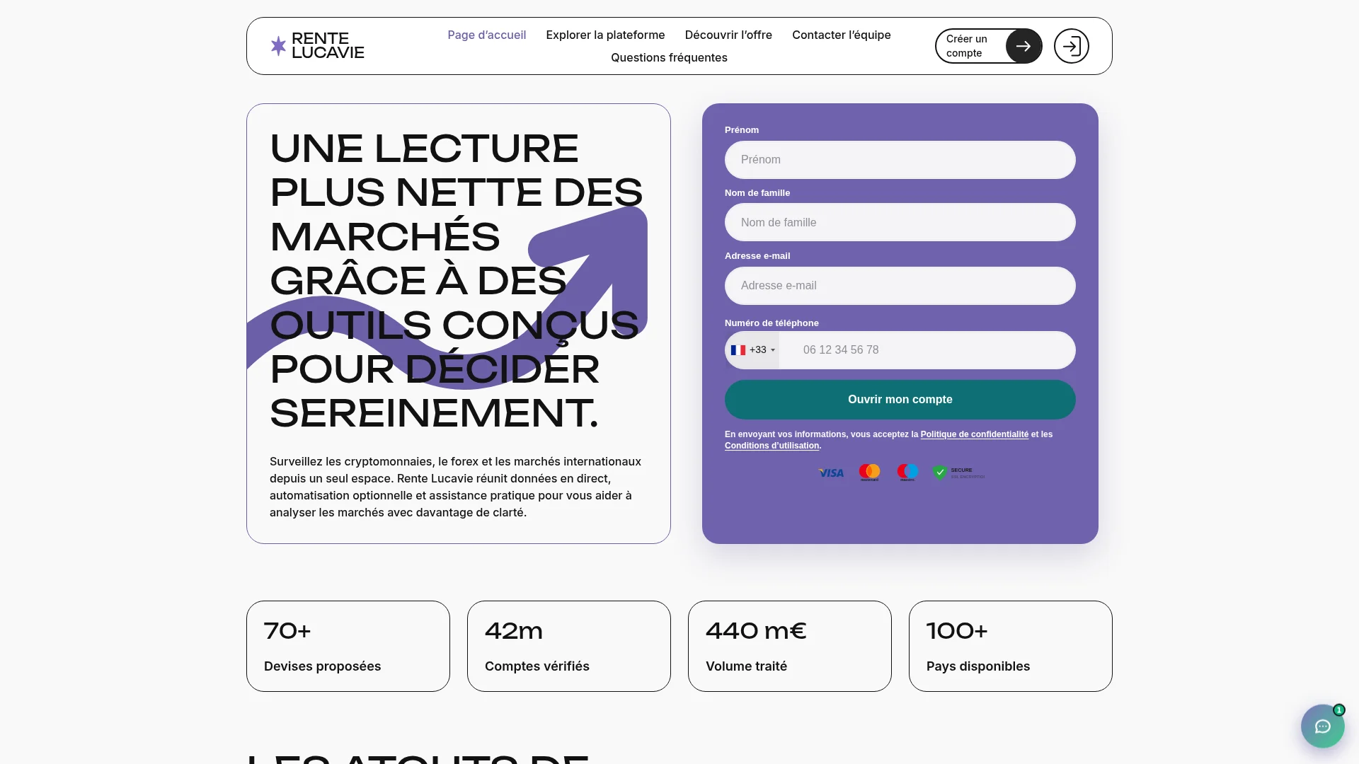 Capture de la vitrine servie par rentelucavie-fr.com le 12 octobre 2026