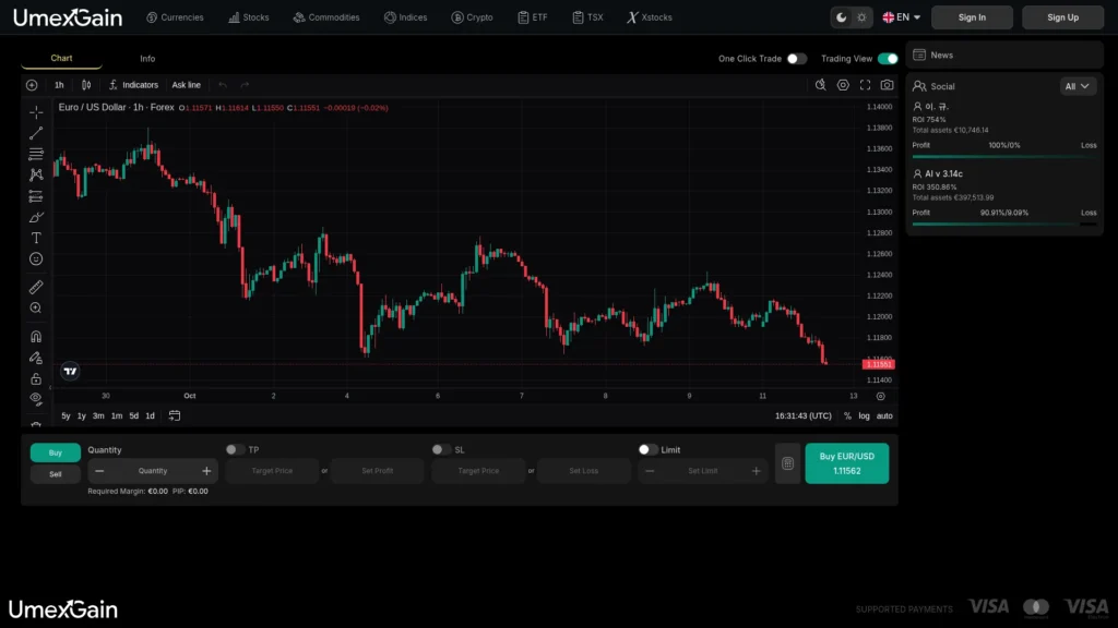 Capture de la vitrine servie par trading-area.umexgain-v4.com le 12 octobre 2026