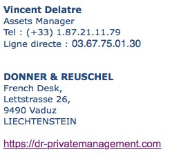 Les coordonnés qu’utilise Vincent Delatre, l’usurpateur de Donner & Reuschel.